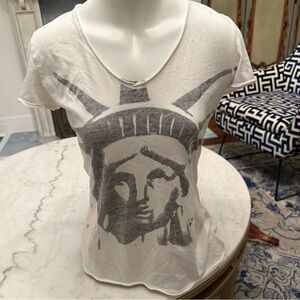 Converse White‎ and Gray Statue of Liberty Tee